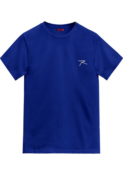 Erkek %100 Pamuk T-Shirt Agnıtıo Saks