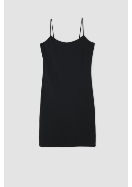 Bodycon Ip Askılı ELBISE Y8419AZ22HS