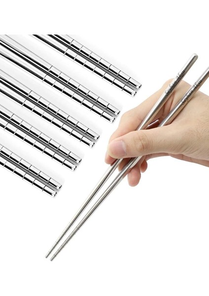 Bk Gift Kişiye Özel Isimli Paslanmaz Çelik Chopsticks (10 Adet)