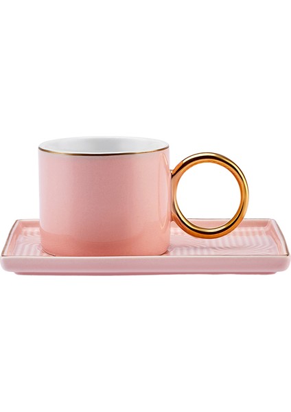 Soho Pembe 2 Kişilik Kahve Fincan Takımı 80 ml