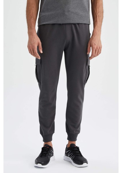 Regular Fit Kargo Cepli Jogger Eşofman Altı U8796AZ22AU