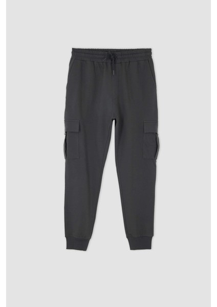 Regular Fit Kargo Cepli Jogger Eşofman Altı U8796AZ22AU