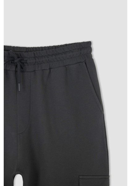 Regular Fit Kargo Cepli Jogger Eşofman Altı U8796AZ22AU