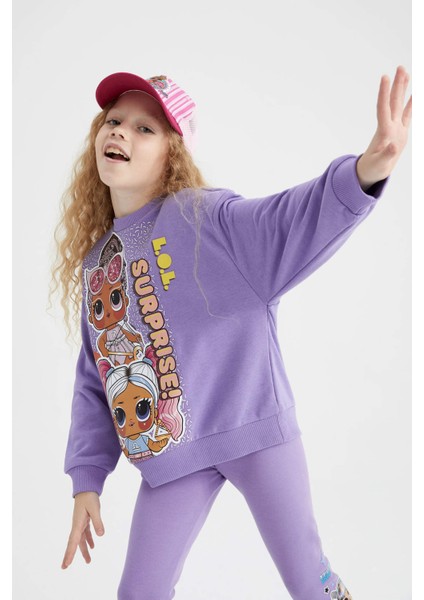 Kız Çocuk L.O.L. Surprise Bisiklet Yaka Sweatshirt Y3778A622AU modelleri