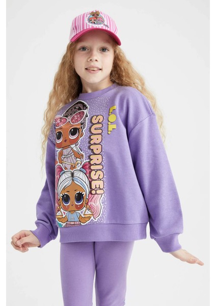 Kız Çocuk L.O.L. Surprise Bisiklet Yaka Sweatshirt Y3778A622AU fırsatları