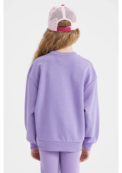 Kız Çocuk L.O.L. Surprise Bisiklet Yaka Sweatshirt Y3778A622AU