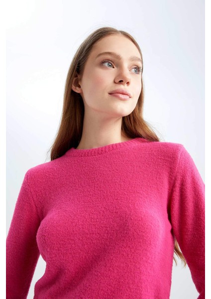 Coool Slim Fit Bisiklet Yaka Kazak U3145AZ22AU modelleri