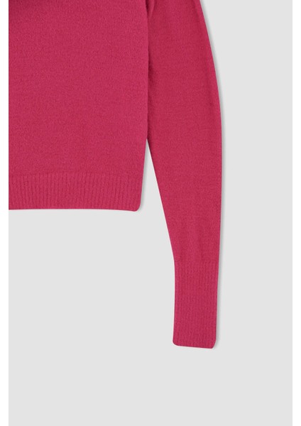 Coool Slim Fit Bisiklet Yaka Kazak U3145AZ22AU