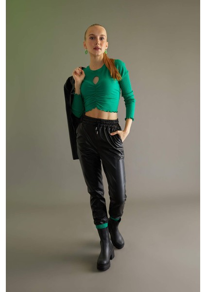 Coool Jogger Cepli Normal Bel Suni Deri Pantolon Y6972AZ22AU