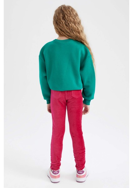 Kız Çocuk Bilek Boy Kadife Tayt H6991A622AU modelleri