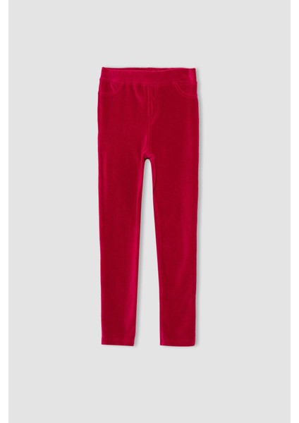 Kız Çocuk Bilek Boy Kadife Tayt H6991A622AU fırsatları