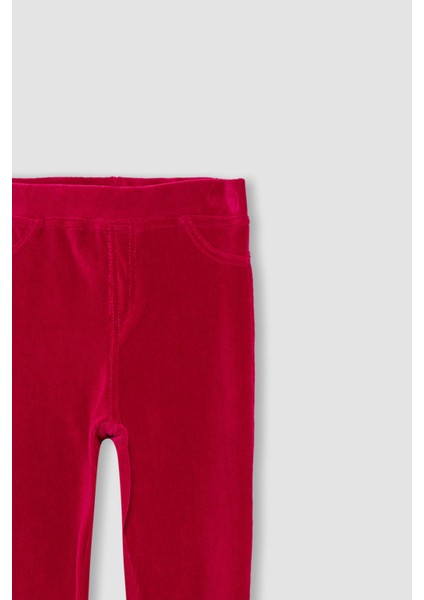 Kız Çocuk Bilek Boy Kadife Tayt H6991A622AU indirimleri