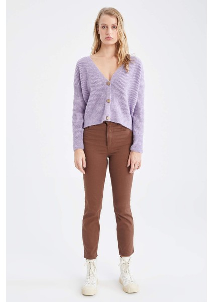 V Yaka Düğmeli Triko Hırka R1262AZ21AU fiyatları