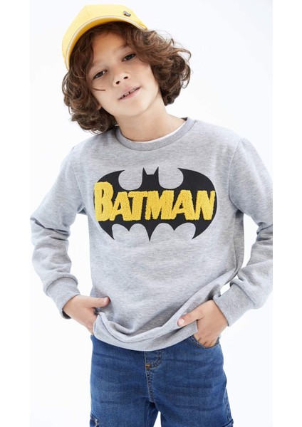 Erkek Çocuk Batman Bisiklet Yaka Sweatshirt Y4439A622WN modelleri