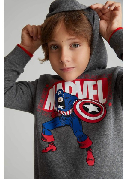 Erkek Çocuk Marvel Kapüşonlu Sweatshirt W0241A622AU fırsatları