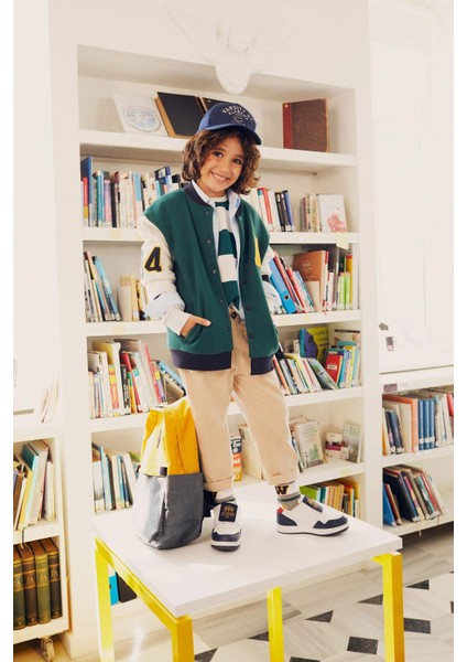 Erkek Çocuk Gabardin Okul Pantolonu U3254A622AU