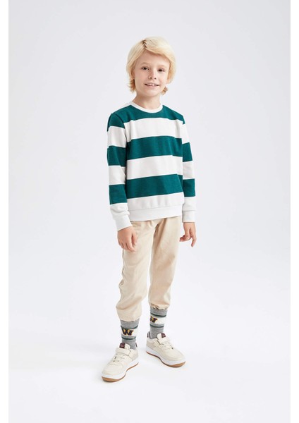 Erkek Çocuk Gabardin Okul Pantolonu U3254A622AU
