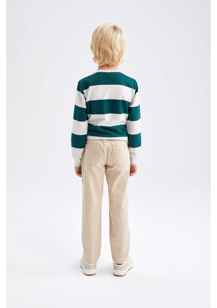Erkek Çocuk Gabardin Okul Pantolonu U3254A622AU