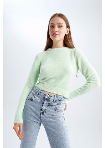 Coool Slim Fit Bisiklet Yaka Kazak U3145AZ22AU indirimleri