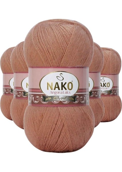 5 Adet Angora Lüks El Örgü Ipi 12895