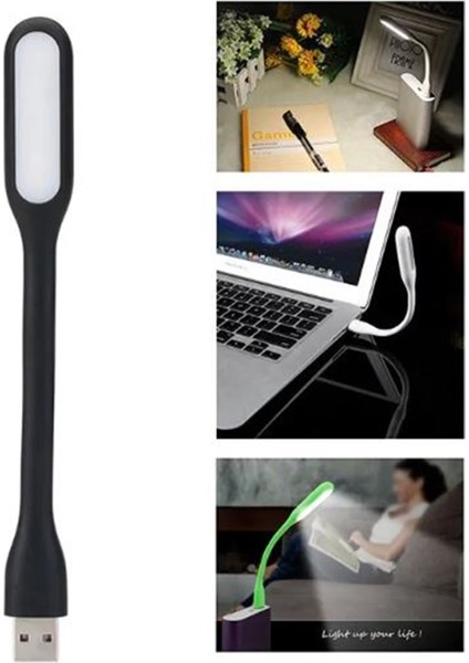 5li Çok Renkli Esnek Taşınabilir USB Kitap Okuma Aydınlatma Ledi Gece Lambası Leptop-Notebook Uyumlu