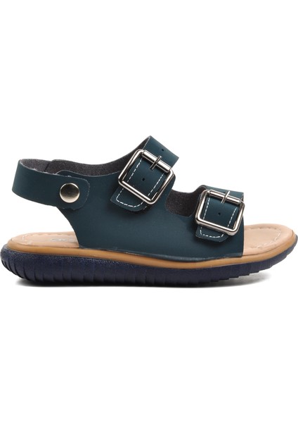 Ayakmod Şng 1530-P Lacivert Nubuk Erkek Çocuk Sandalet