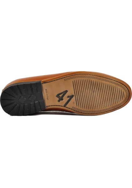 Ayakmod 7105 Taba Içi Dışı Erkek Loafer Ayakkabı