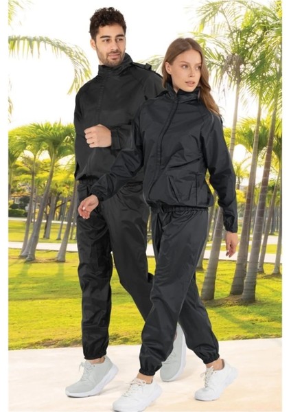 Termal Sauna Eşofmanı Inceltici Yağ Yaktırıcı Sauna Terleme Eşofmanı indirimleri