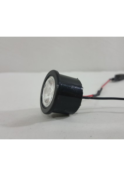 Gömme Mercekli Power LED Beyaz Renk 1 Adet , 1 Watt Gücünde, Araç Altı Led, Sis Farı , Ayna Altı LED