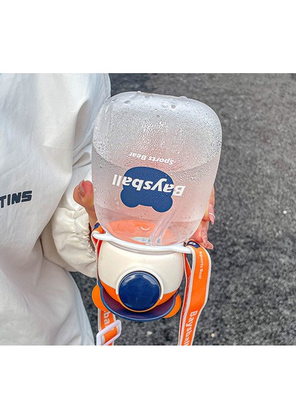 Student Outdoor Portatif Plastik Su Şişesi 650ML Pipetli ve Taşıyıcılı (Yurt Dışından) fiyatları