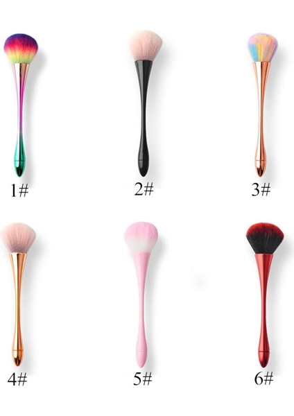 Yumuşak Gevşek Toz Makyaj Fırçası Yüz Yanakları Allık Güzellik Kozmetik Aracı Oval Başlı 19 cm (Yurt Dışından) indirimleri