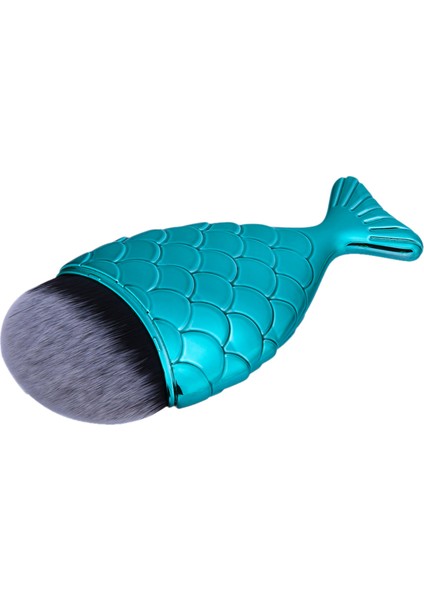 Mermaid Glitter Makyaj Toz Allık Vakfı Kontur Kozmetik Fırça (Yurt Dışından)