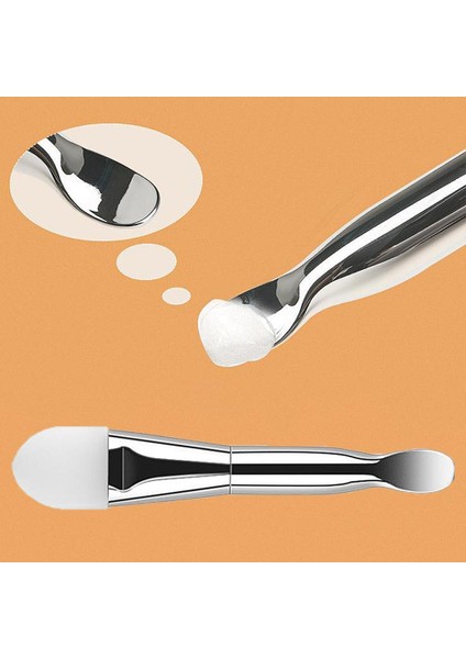 Yüz Lekelenmiş Çamur Kil Kozmetik Silikon Çubuk Için Çift Kafa Man Yapımı Fiber Maske Fırçalar (Yurt Dışından) indirimleri