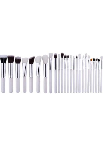 25 Parça Makyaj Fırçalar Set Fondöten Göz Farı Dudak Comestic Aracı (Yurt Dışından)