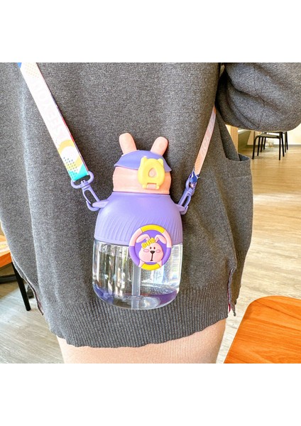 Kids Outdoor Portatif Plastik Su Şişesi 650ML Pipetli ve Taşıyıcılı (Yurt Dışından) fiyatları