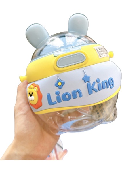 Açık Taşınabilir Tavşan Plastik Su Şişesi 680ML Samanlı (Yurt Dışından)