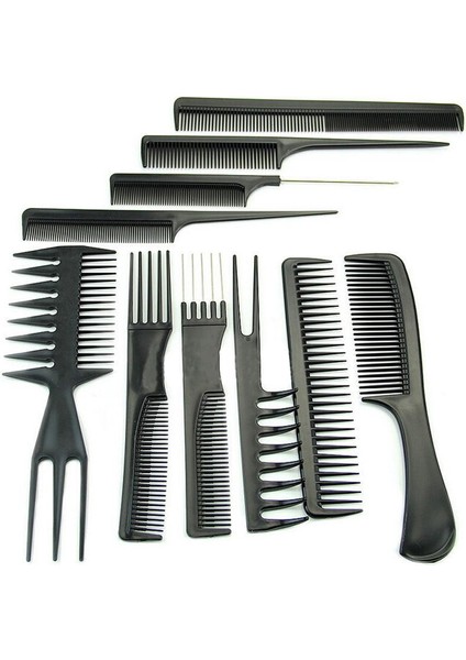 2x 10PCS Salon Saç Şekillendirme Kuaför Plastik Berberler Fırça Kiti Tarak Seti (Yurt Dışından) fiyatları