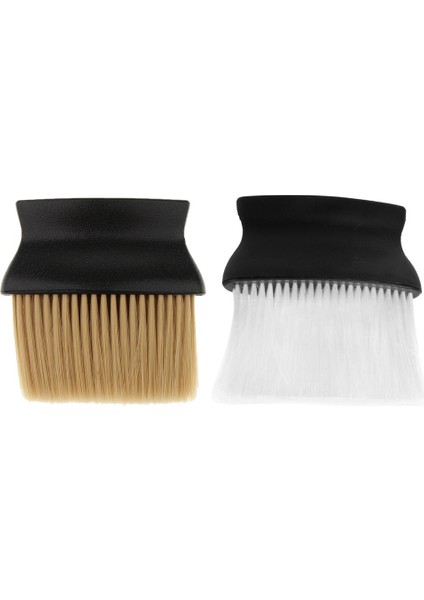 2pcs Naylon Kuaförlük Boyun Yüz Kümesi Çıkarma Fırçası ile Plastik Sap (Yurt Dışından)