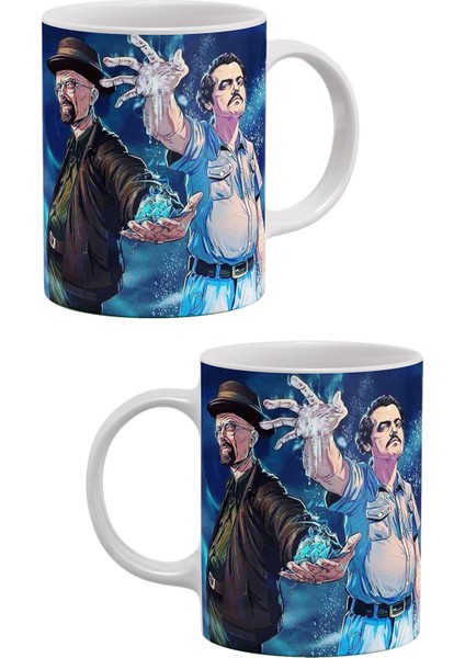 Narcos- Breaking Bad Baskılı Porselen Kupa