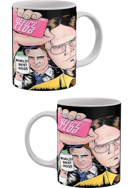 Fight Club The Office Baskılı Porselen Kupa