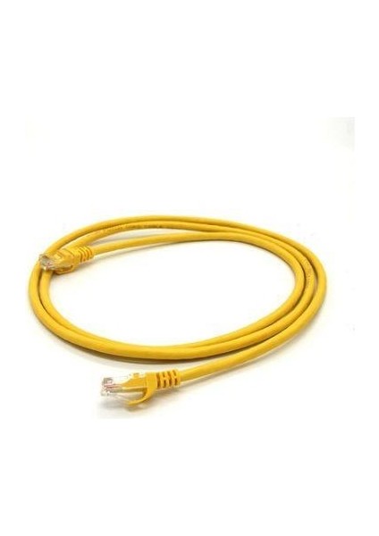 1.5 Metre Cat 6 Sarı Ethernet Kablo 1.5 Metre Cat 6 Internet Kablo