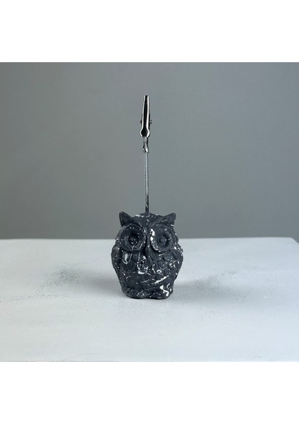 Baykuş White Splash Not Tutucu