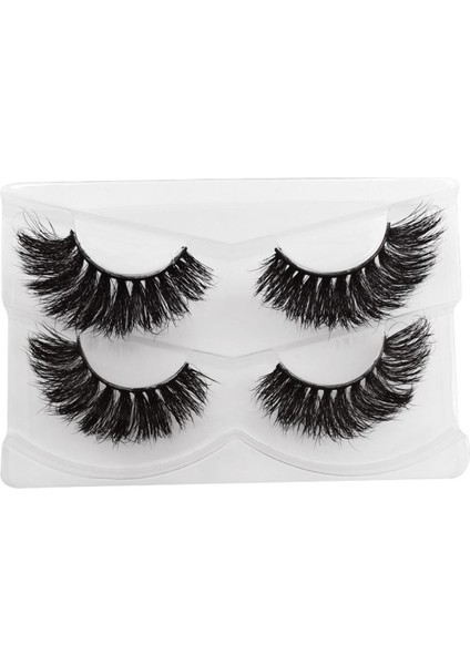 2 Pairs El Yapımı Kullanımlık Kirpik 3D Uzun Şerit Lashes 02 (Yurt Dışından)