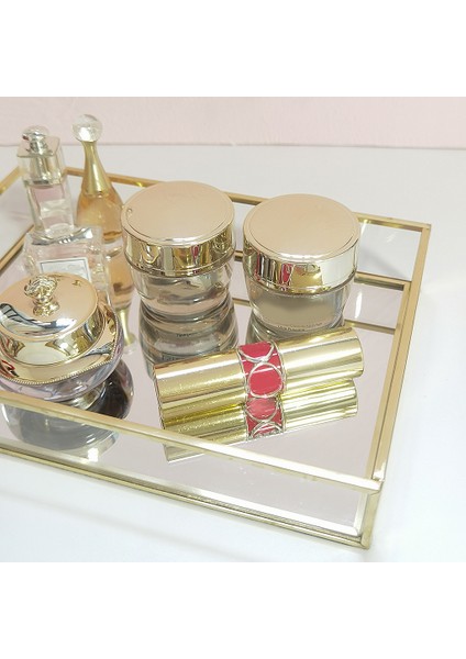Makyaj Mutfak Cam Demir Sanat Dekoratif Depolama Tepsisi Ekran Tepsileri (Yurt Dışından) fırsatları