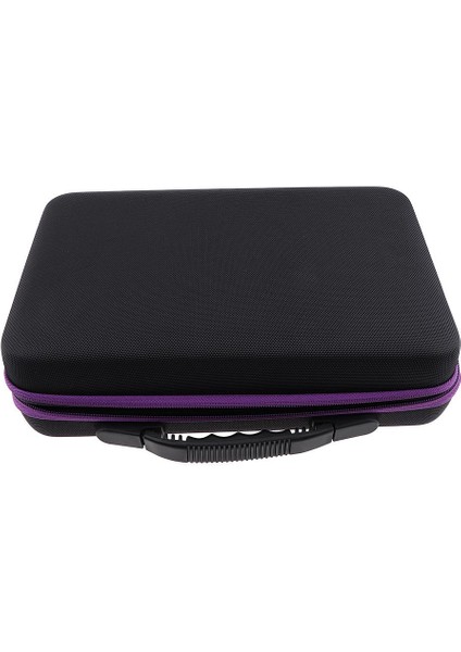 60 Delik Makyaj Çantası Uçucu Yağ Şişesi Dolum Konteyner Taşıma Çantası - Kare Mor Şerit (Yurt Dışından) fiyatları