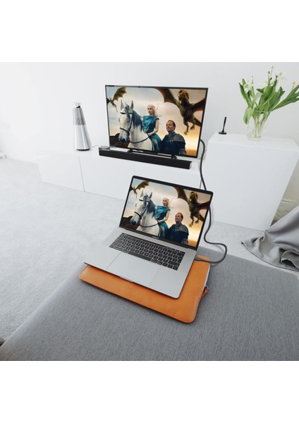 Syncwire 4K Altın Uçlu Ultra Hdtv 4K 60FPS 18GBPS HDMI Kablo 1.5mt