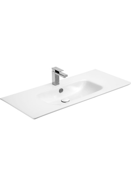 Carla White Etajerli Lavabo 105