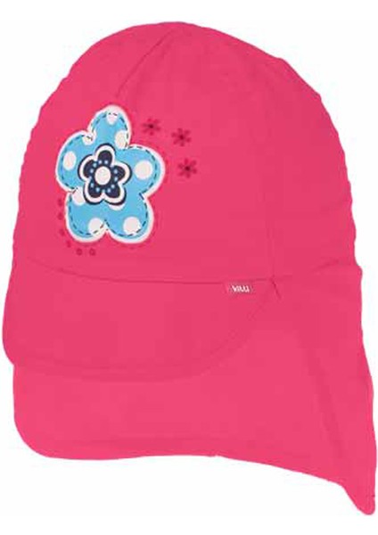 Miniko Kids Kitti 2140-01 Kız Çocuk Güneş Korumalı Şapka