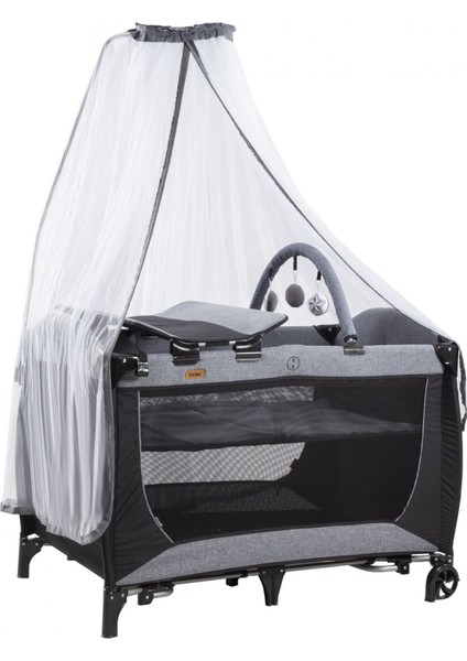 ACR CİCİKO-1030 ROVER TÜLLÜ OYUN PARKI-GRİ