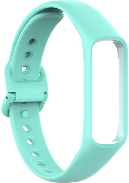 Samsung Galaxy Fit E R375 Kordon Mat Klasik Silikon HS08 Turkuaz
